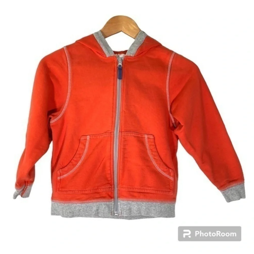 🚘*CLEARANCE*🚘 HANNA ANDERSSON Jersey Zip Up Hoodie Jacket 6/7 (120)